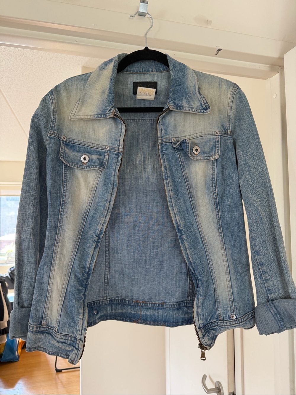 Vintage D&G Distressed Denim Jean Jacket